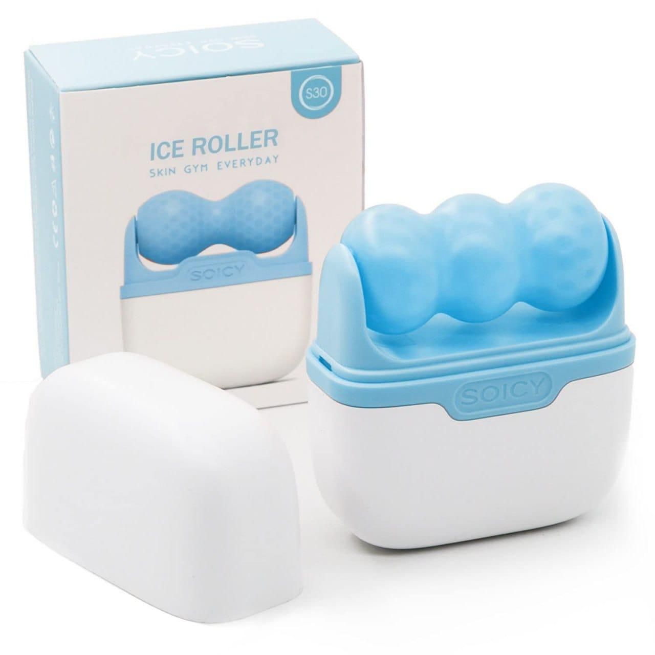 2-in-1 Upgraded Ice Roller – Face & Eye Therapy, Neck & Body Relief | Depuffing, Redness Relief, Soothes Muscles – Dual-Sided Skincare & Recovery Essential